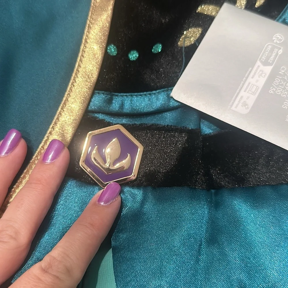 Walt Disney Wolrd Frozen 2 Princess Anna coronation Costume dress